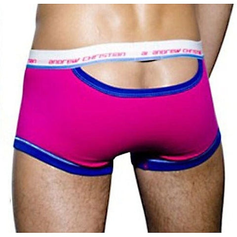 Tighty Whitie Punked Cresent Boxer By Andrew Christian - Mens Briefs And Boxers