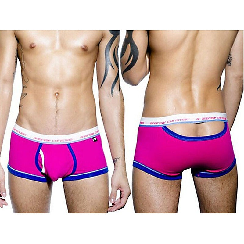 Tighty Whitie Punked Cresent Boxer By Andrew Christian - Mens Briefs And Boxers