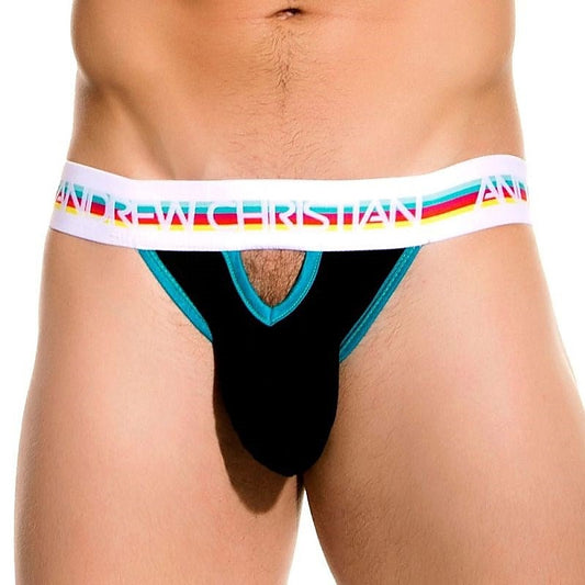 Teaser Bubble Butt Jock - Black - Jocks and G-Strings