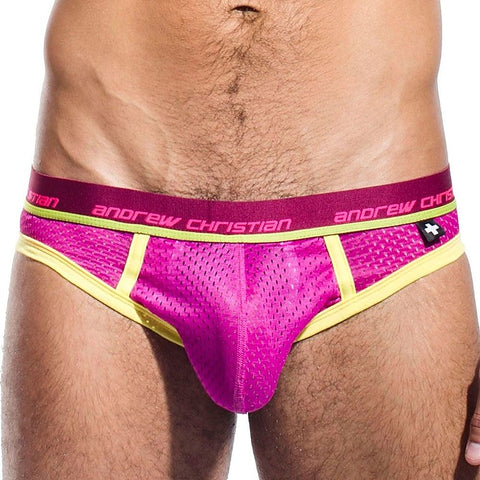 Electric Air Jock Mens G-String by Andrew Christian - Jocks and G-Strings