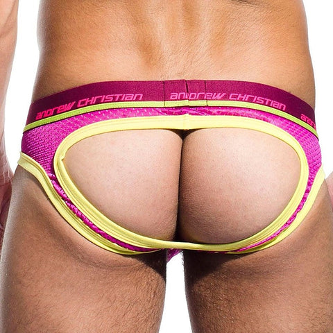 Electric Air Jock Mens G-String by Andrew Christian - Jocks and G-Strings