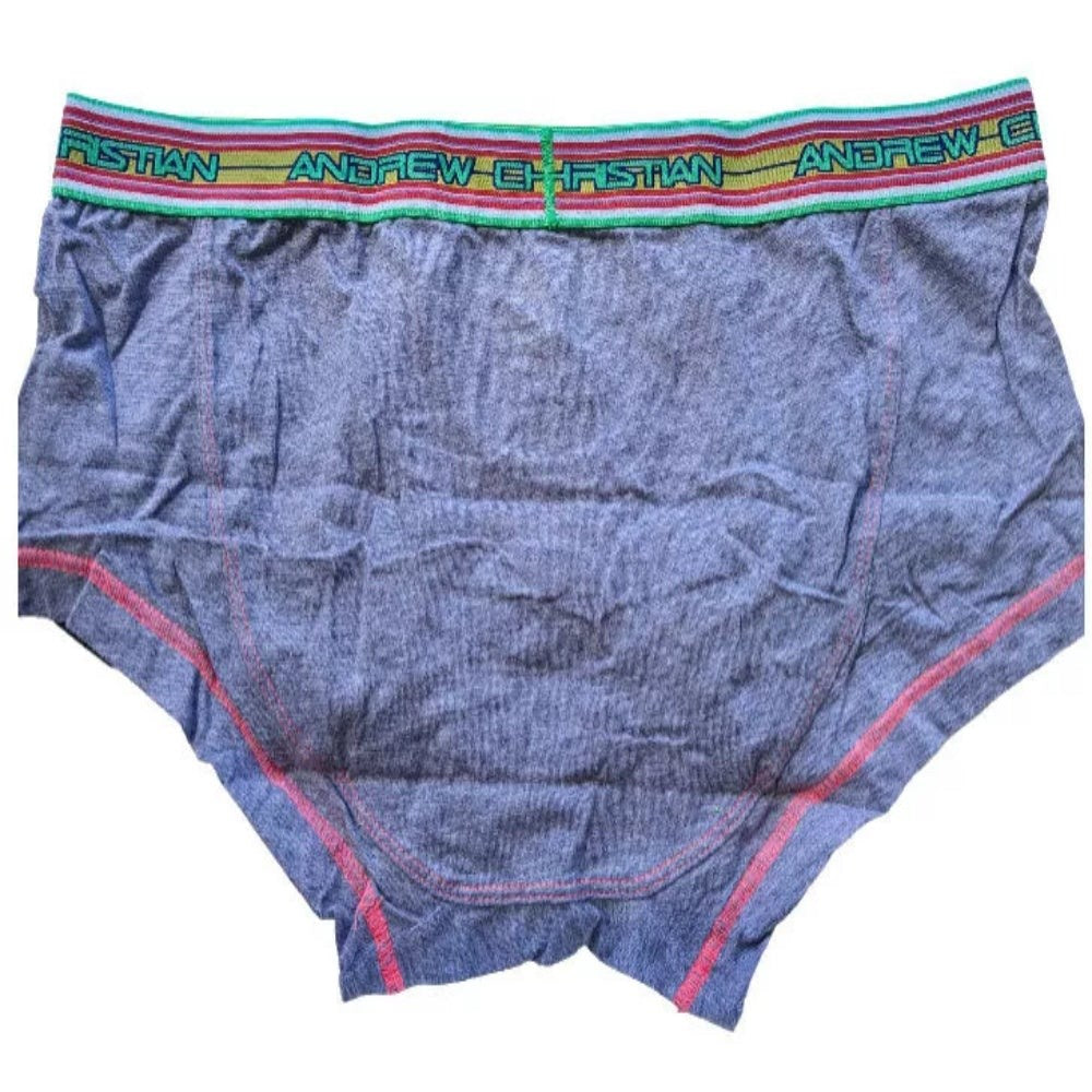 Andres Christian Show-it Tagless Men Boxer Grey - Mens Briefs And Boxers