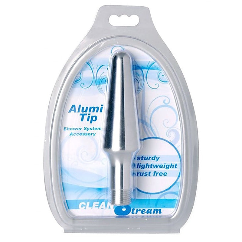 CleanStream Alumi Tip Shower Nozzle Grey - Enemas and Douches