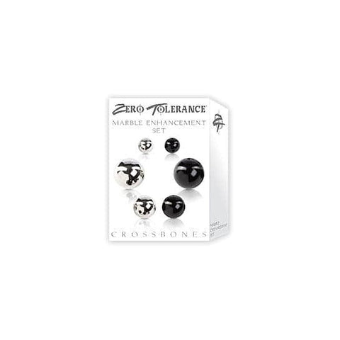 Crossbones Marble Enhancement Set By Evolved - Cock Rings
