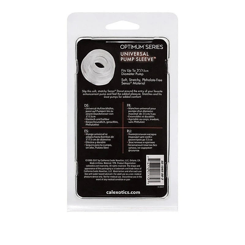 Universal TPR pump Sleeve by California Exotics - Pumps, Extenders and Sleeves