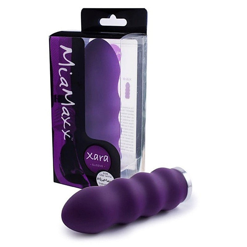 MiaMaxx Xara Rippled Adult Vibrator Sleeve - Realistic Dildos