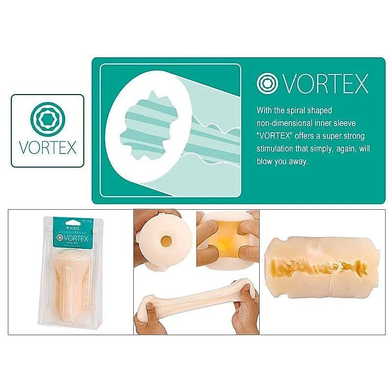 Vorze A10 Cyclone SA Sleeve Vortex by Rends - Pumps, Extenders and Sleeves