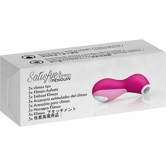 Satisfyer Pro Penguin Massager Climax Heads 5 Pack - Vibrator Accessories