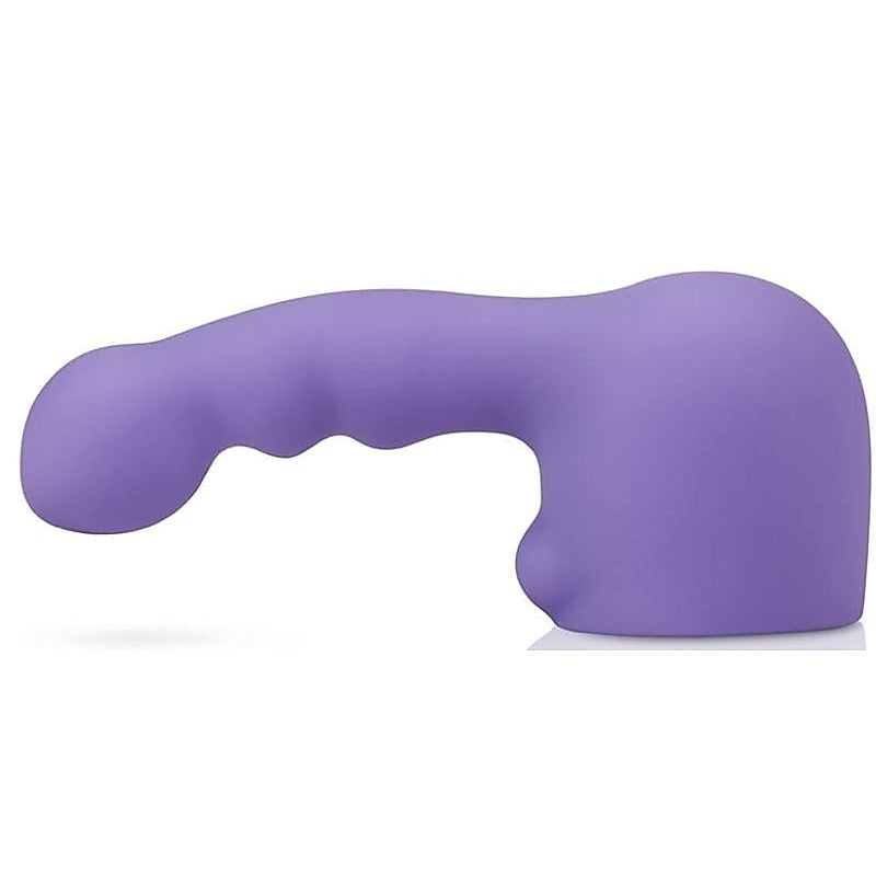 Le Wand Petite Ripple Weighted Silicone Attachment Violet - Vibrator Accessories