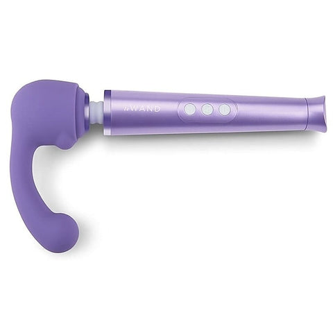 Le Wand Petite Curve Weighted Silicone Attachment Violet - Vibrator Accessories