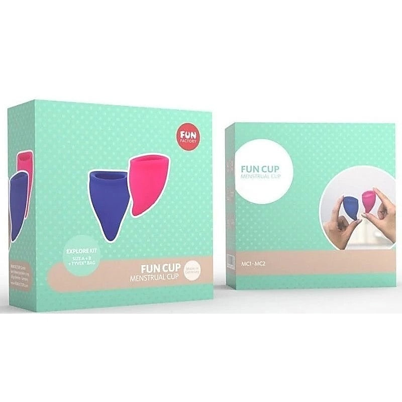 Body-Safe Menstrual Cup by Fun Factory - Pumps, Extenders and Sleeves