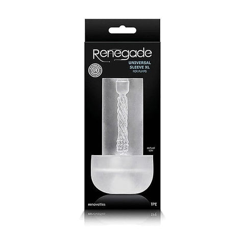 Renegade Universal Sleeve XL - Maximize Your Pumping Pleasure with Extra-Long Airtight Design - Pumps, Extenders and Sleeves