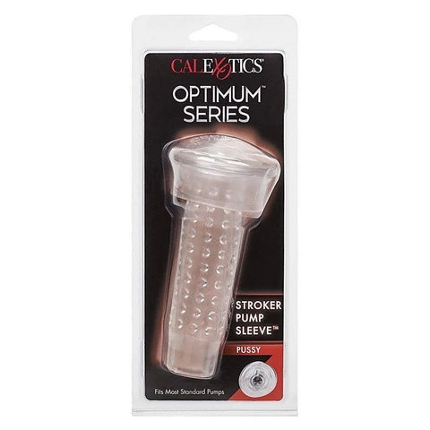 CalExotics Optimum Series Stroker Pump Sleeve Pussy - Pumps, Extenders and Sleeves