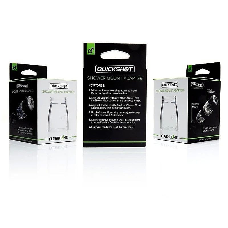 Fleshlight Quickshot Shower Mount Male Masturbator Adapter - Masturbators and Strokers