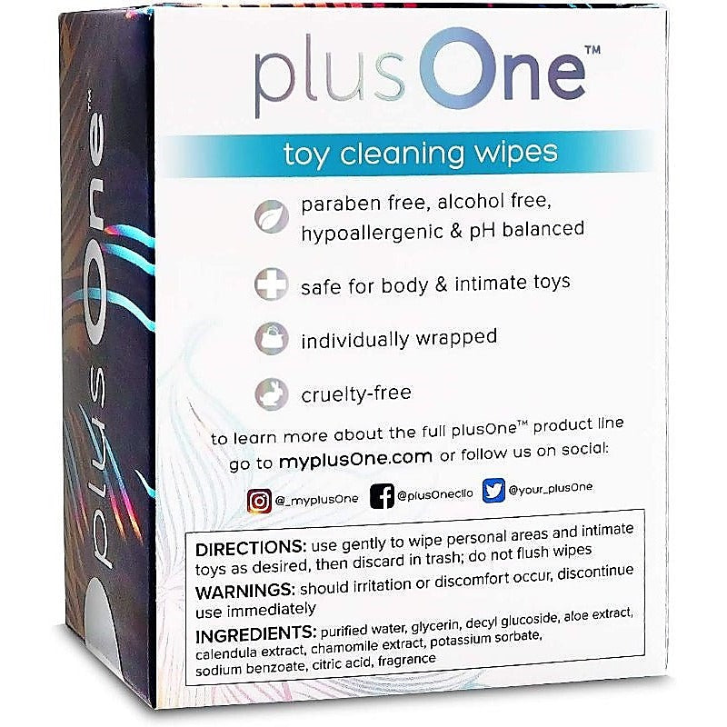 Toy Cleaning Wipes by PlusOne - Adult Toy Cleaner
