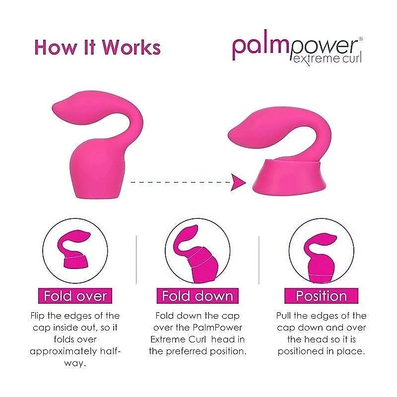Palm Power Extreme Pleasure Cap Attachment - Anal Vibrators