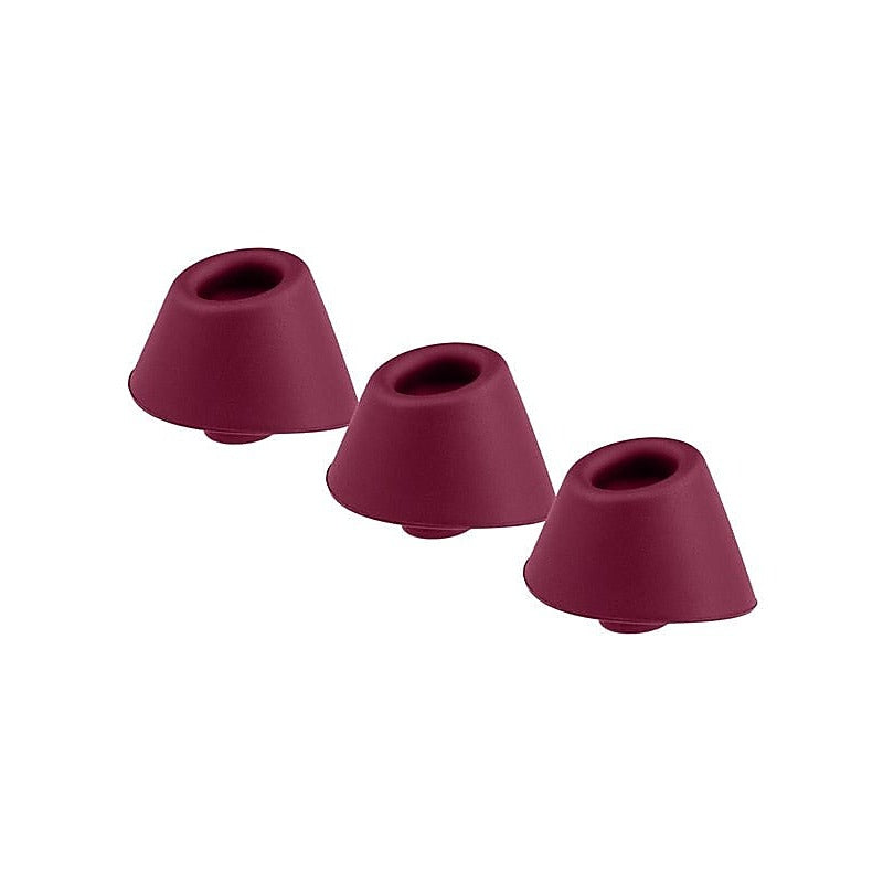 Womanizer Heads Duo Silicone 3 Pack By Love Honey - Vibrator Accessories