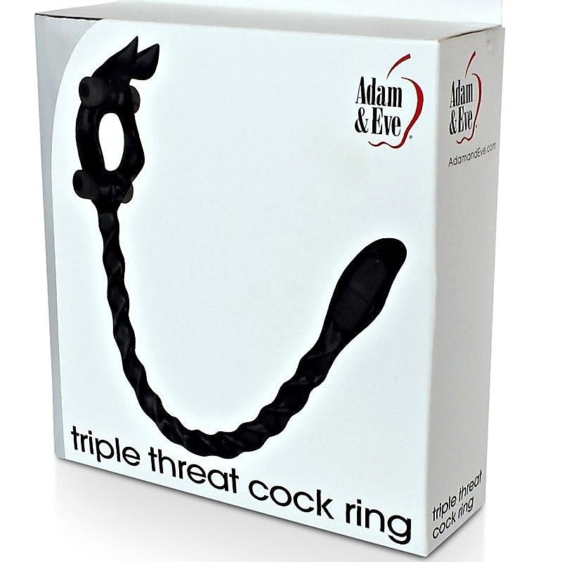Triple Threat Cock Ring by Adam & Eve - Cock Rings