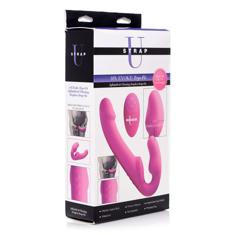 Strap U Worlds 1st Remote Control Inflatable Strap-On - Strap On Sextoys