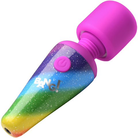 BANG! 10X Rainbow Mini Wand Massager by XR Brands