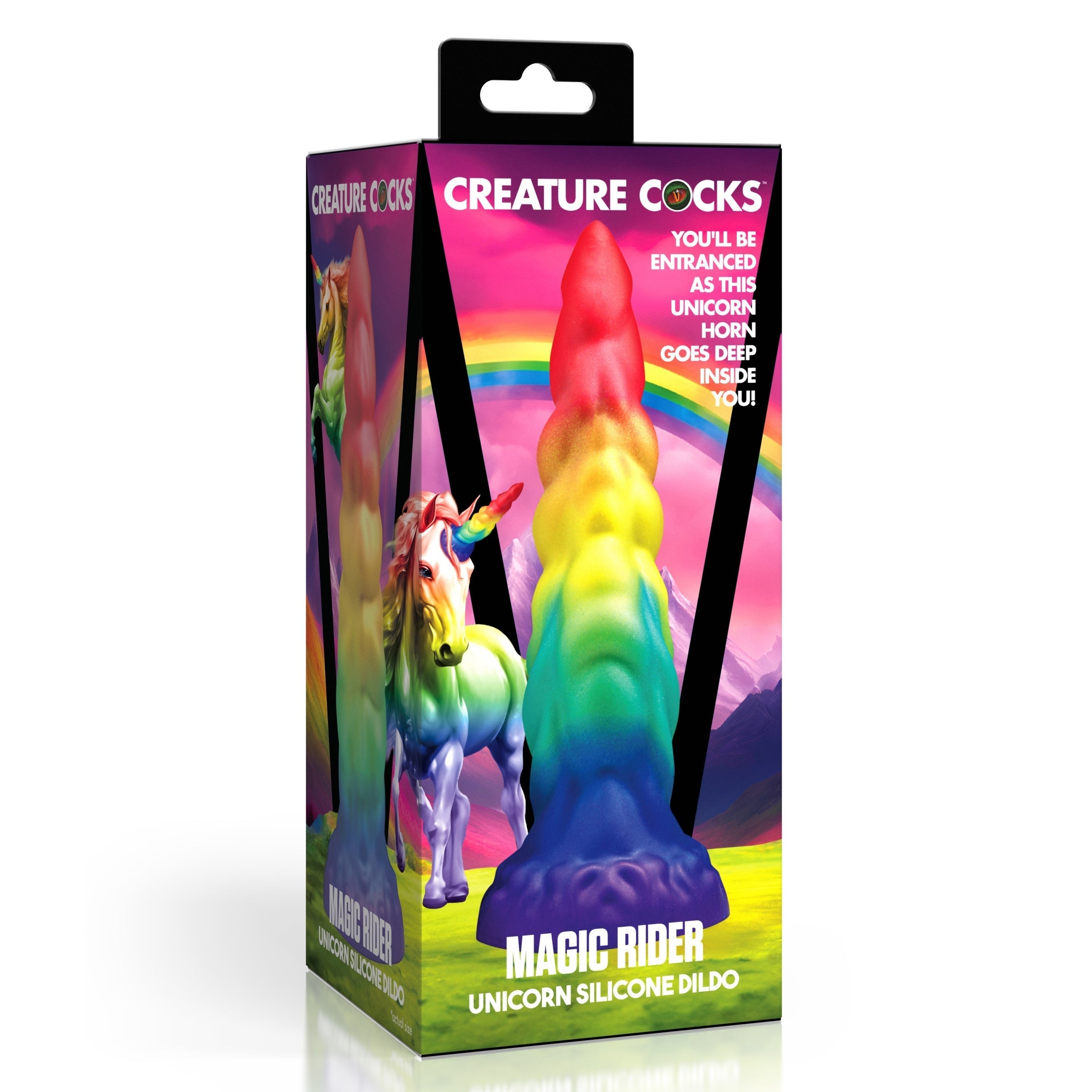 Creature Cocks Magic Rider Unicorn Silicone Dildo - - Realistic Dildos