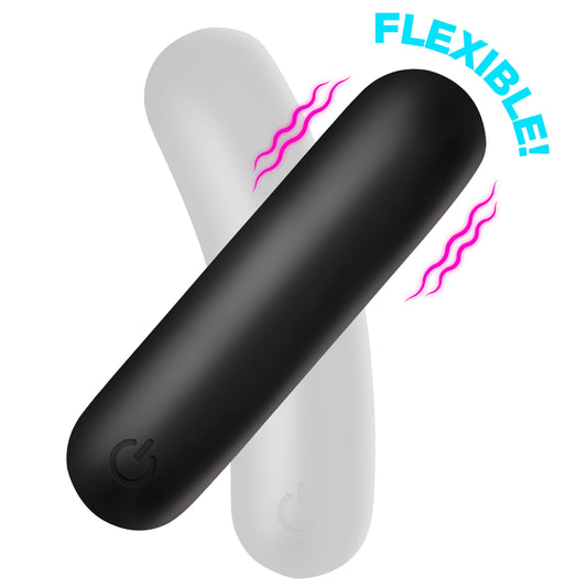 XR Brands BANG! Flexible Silicone Bullet Vibrator - Bullet Vibrators