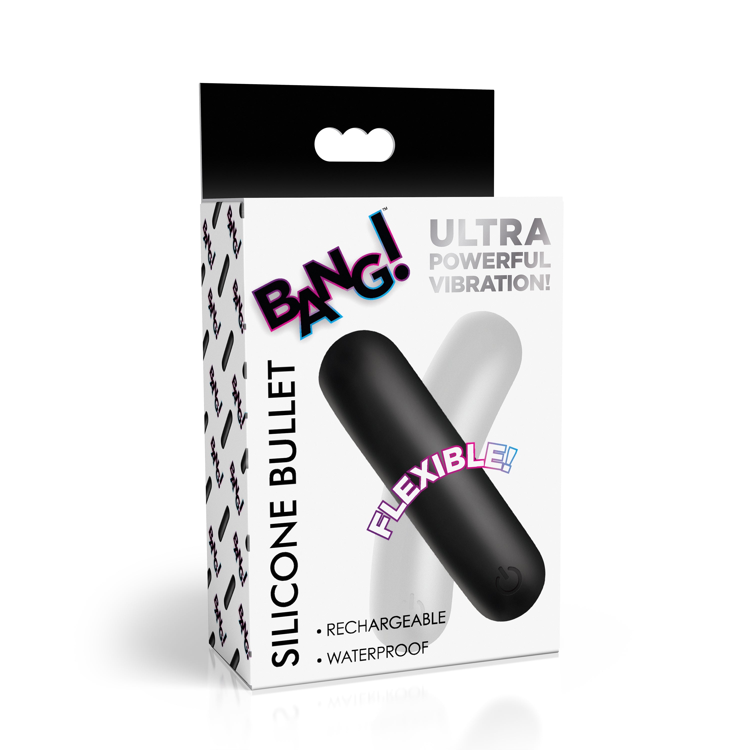 XR Brands BANG! Flexible Silicone Bullet Vibrator - - Bullet Vibrators