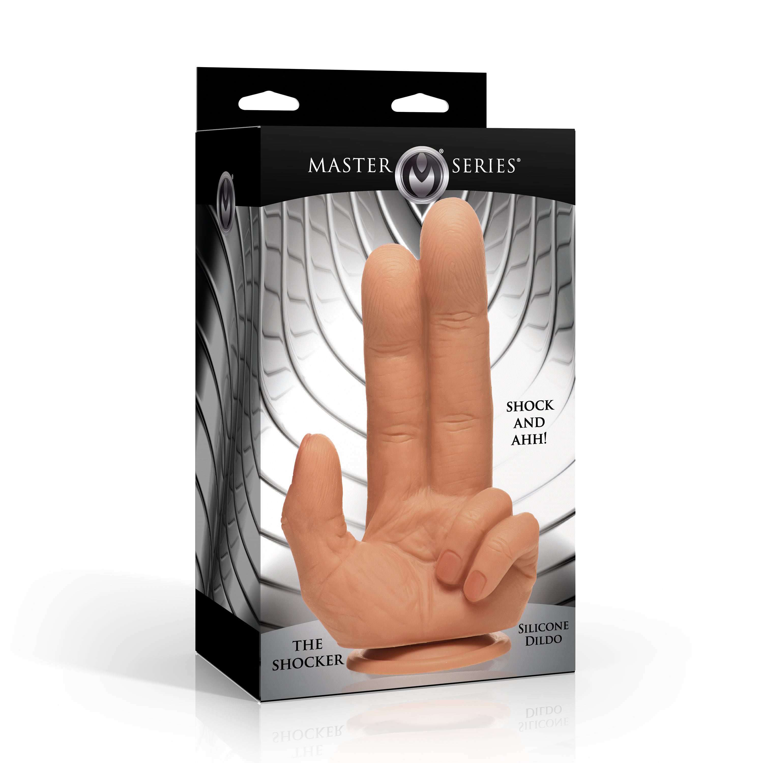 XR Brands Master Series The Shocker Realistic Finger Dildo - - Realistic Dildos