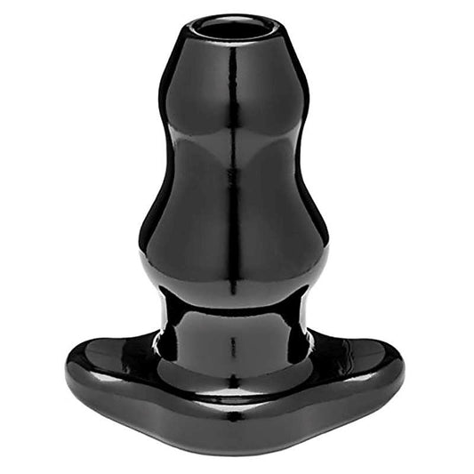 Perfect Fit Double Tunnel Plug X-large - Steel Sex Toys
