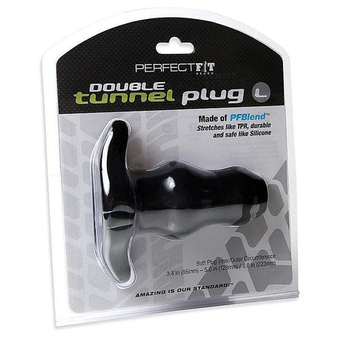 Anal Double Tunnel Plug Large by Perfect Fit - Butt Plugs
