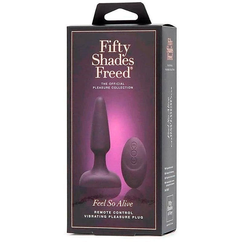 Feel So Alive Remote Control Vibrating Pleasure Plug - Butt Plugs
