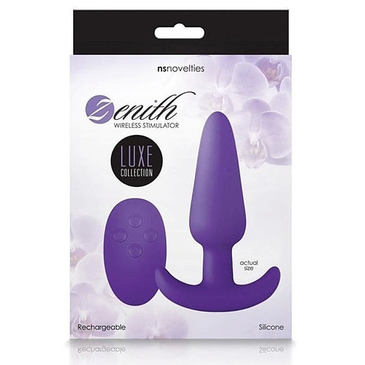 Zenith Wireless Stimulator Purple - Butt Plugs