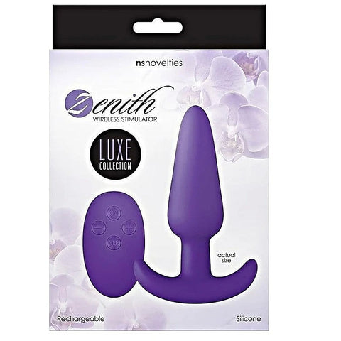 Zenith Wireless Stimulator Purple - Butt Plugs