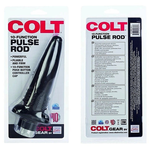 Colt 10 Function Pulse Rod Prostate Massager - Butt Plugs
