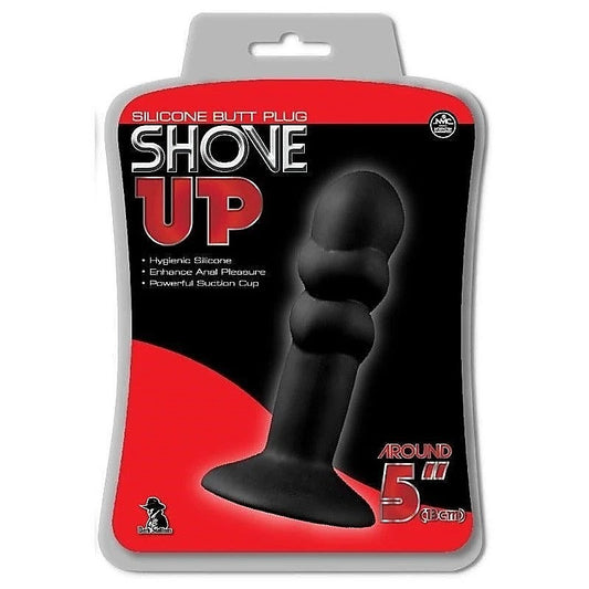 Shove Up 5" Silicone Butt Plug With Suction Cup - Butt Plugs