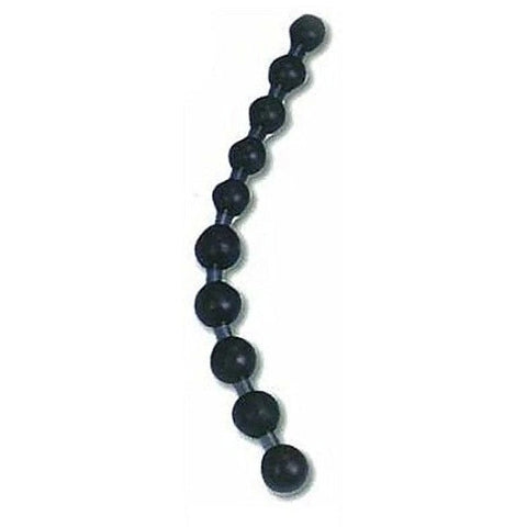 Jumbo Jelly Thai Beads Black By Nanma Corporation - Butt Plugs