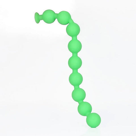 Glow In The Dark Anal Pleasure Thai Beads - Butt Plugs