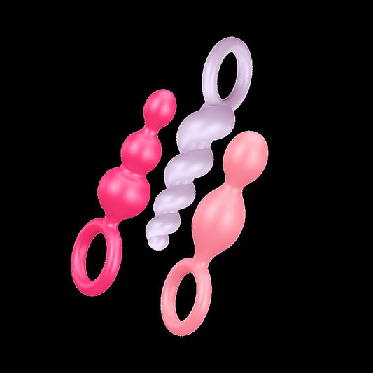 Booty Call Silicone Anal Plugs By Satisfyer - Vibrator Accessories