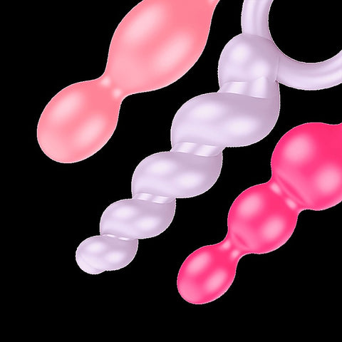 Booty Call Silicone Anal Plugs By Satisfyer - Vibrator Accessories