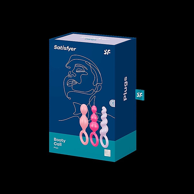 Booty Call Silicone Anal Plugs By Satisfyer - Vibrator Accessories