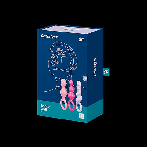 Booty Call Silicone Anal Plugs By Satisfyer - Vibrator Accessories
