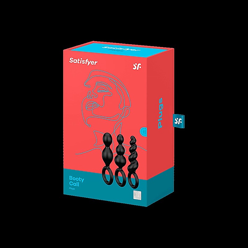 Booty Call Silicone Anal Plugs By Satisfyer - Vibrator Accessories