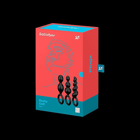 Booty Call Silicone Anal Plugs By Satisfyer - Vibrator Accessories