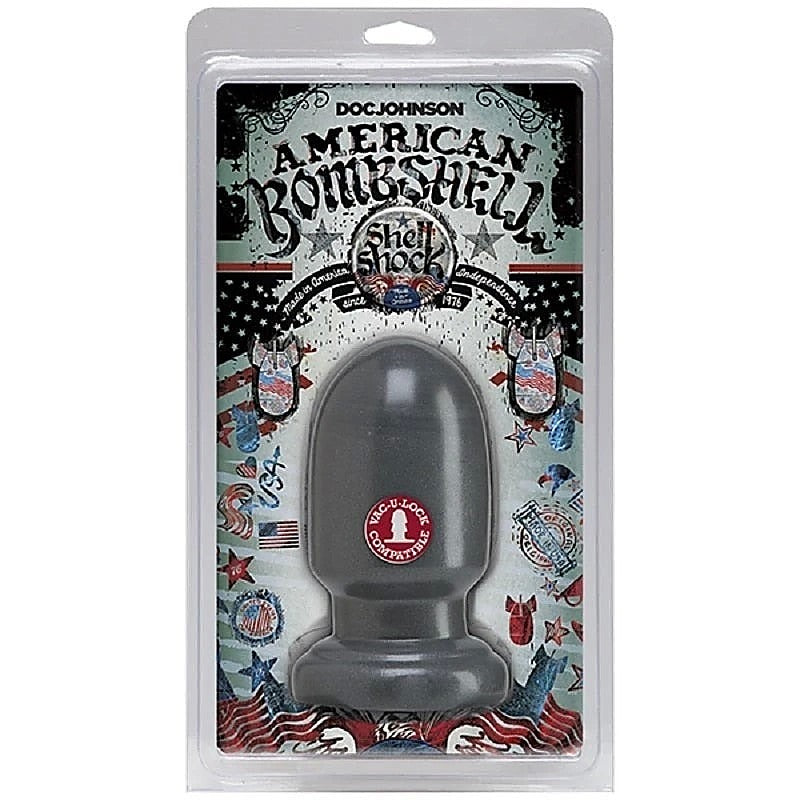 Shell Shock Gunmetal Small By Doc Johnson - Anal Dildos