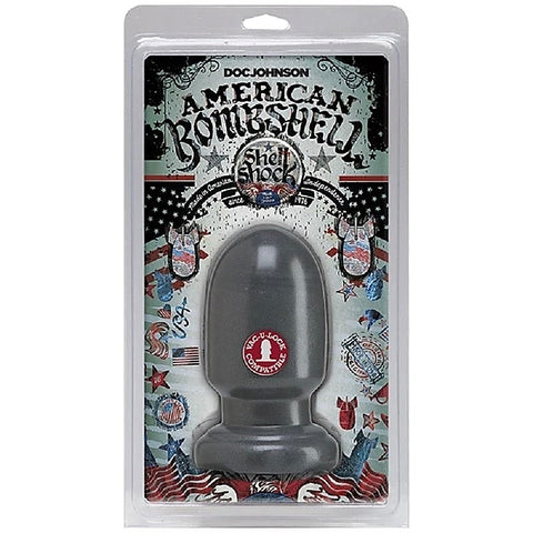 Shell Shock Gunmetal Small By Doc Johnson - Anal Dildos