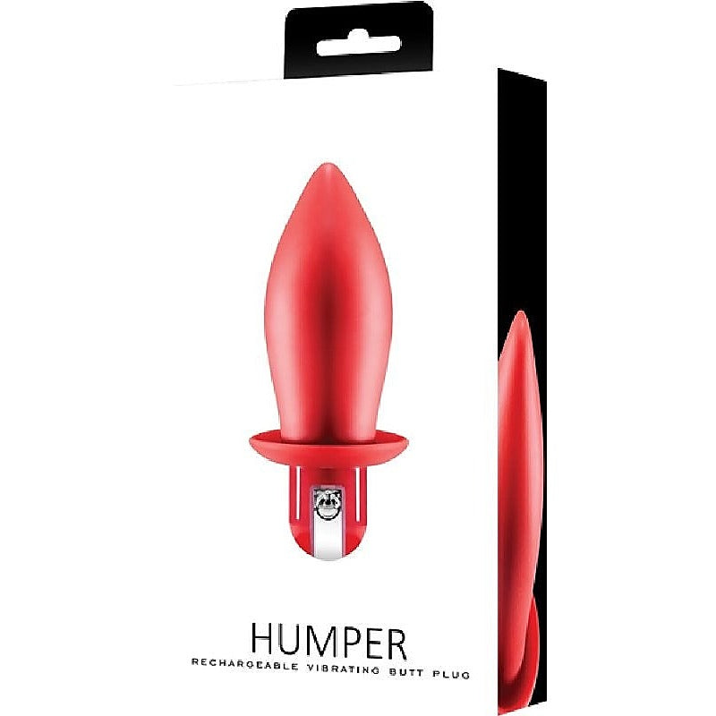 Excellent Power Wide Humper Rechargeable Vibrating Butt Plug - Bullet Vibrators