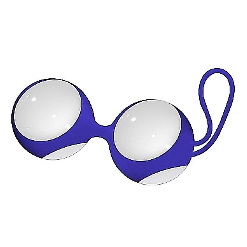 Chrystalino Ben Wa Small White By Shots Toys - Glass Sex Toys