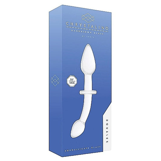 Chrystalino Doubler White - Glass Sex Toys