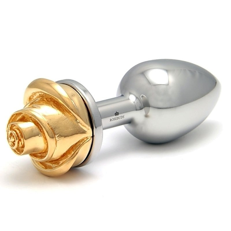 Luxe Rose Flash Gold Medium by Rosebuds Jewelry - Steel Sex Toys