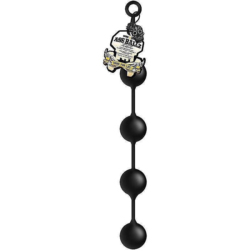 Ass Ballz Silicone Anal Beads By Boneyard - Anal Beads and Balls